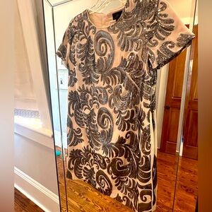 Perfect sparkly shift cocktail dress